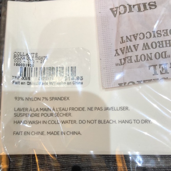 Dynamite - XS/S Tights - Black Swiss Dot - Picture 3 of 3